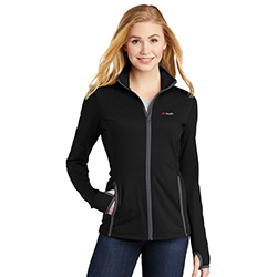 SPORT-TEK LADIES' STRETCH FULL-ZIP JACKET